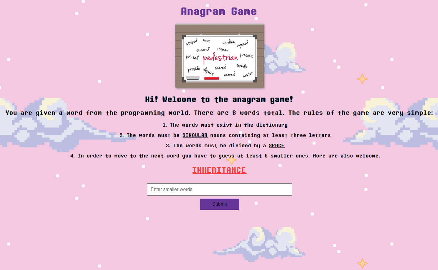 Anagramm Game Preview