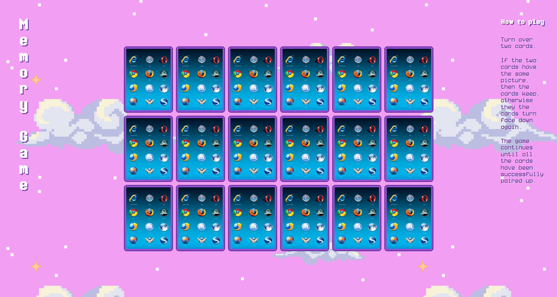 Memory Game Preview