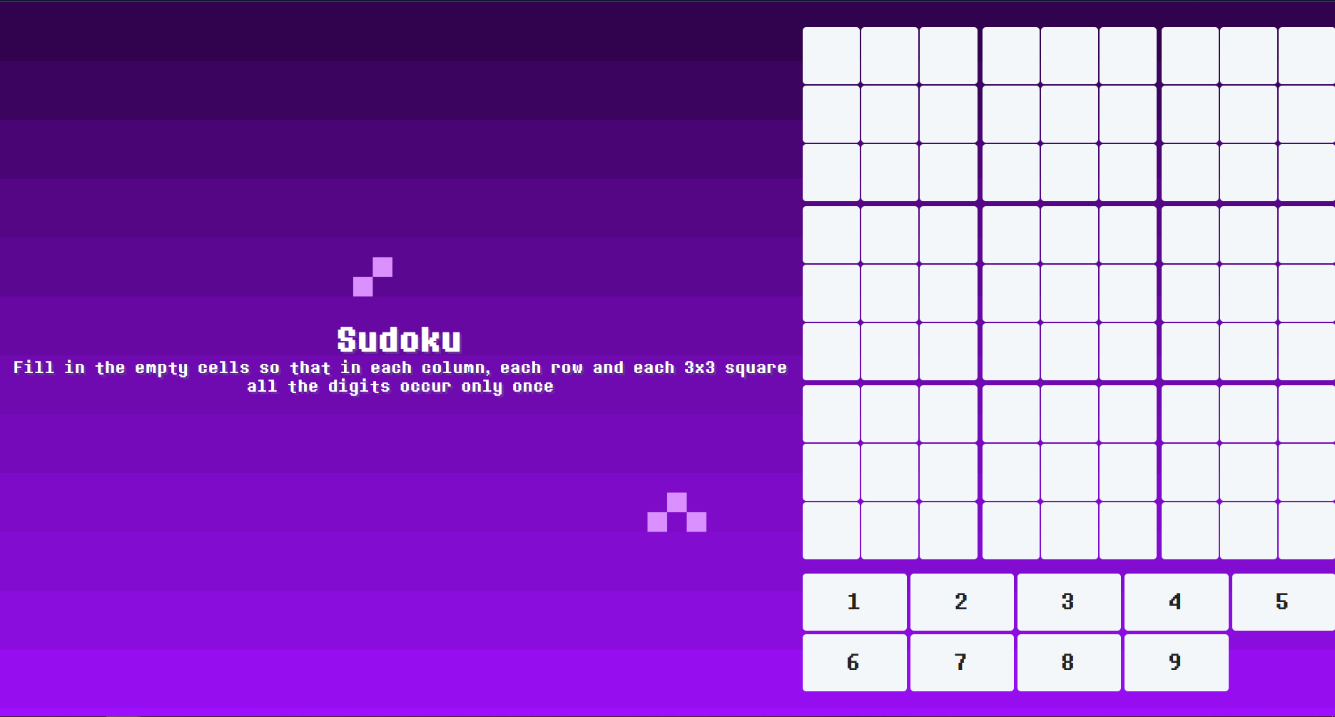 Sudoku Game Preview